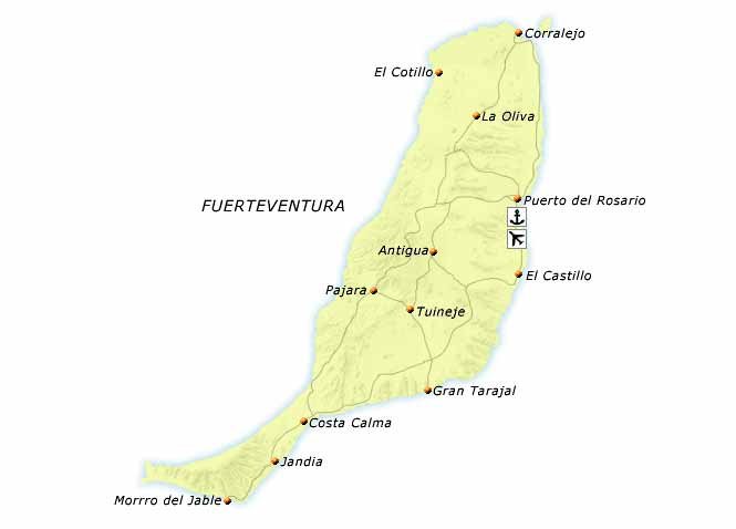 Fuerteventura Karte